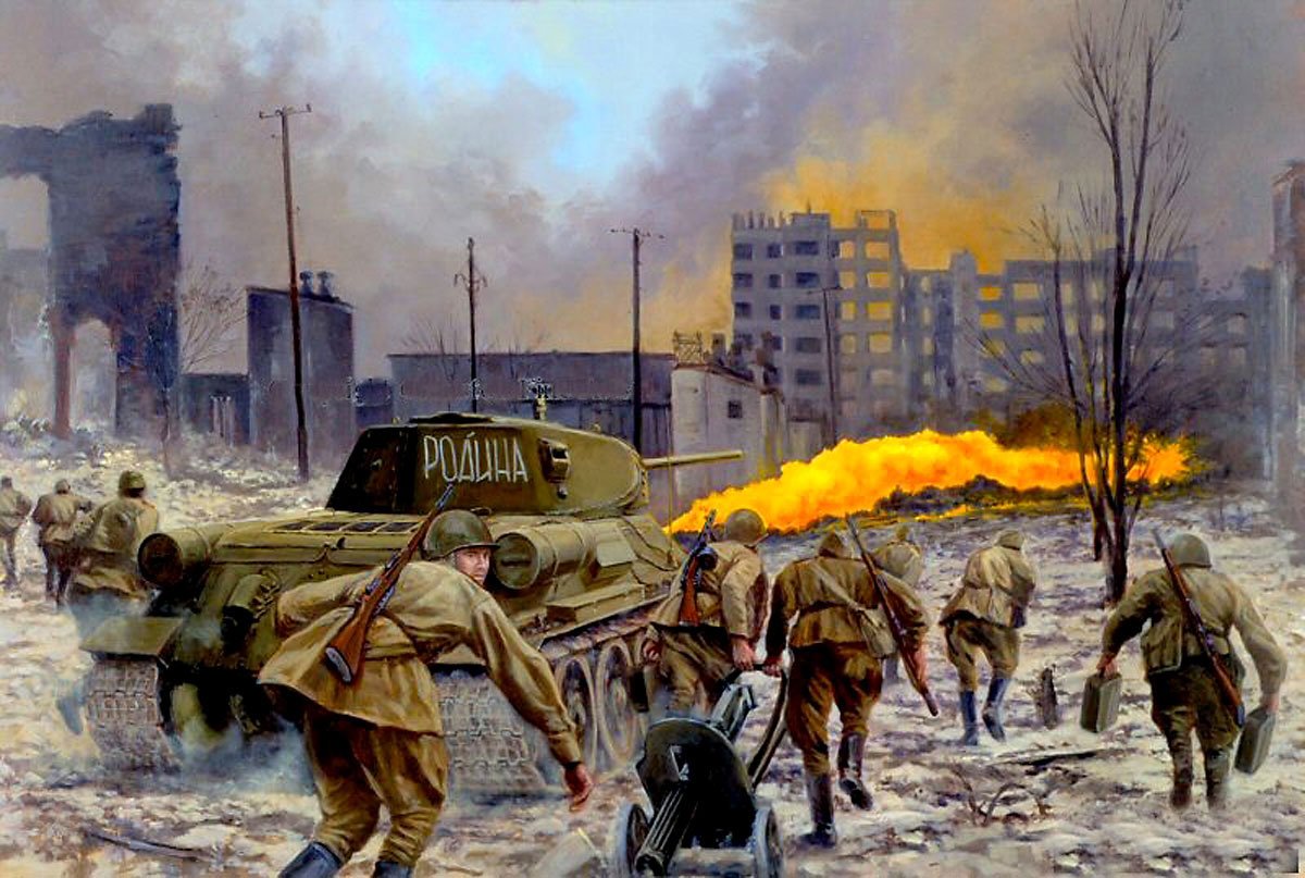 Рисунок битва сталининград
